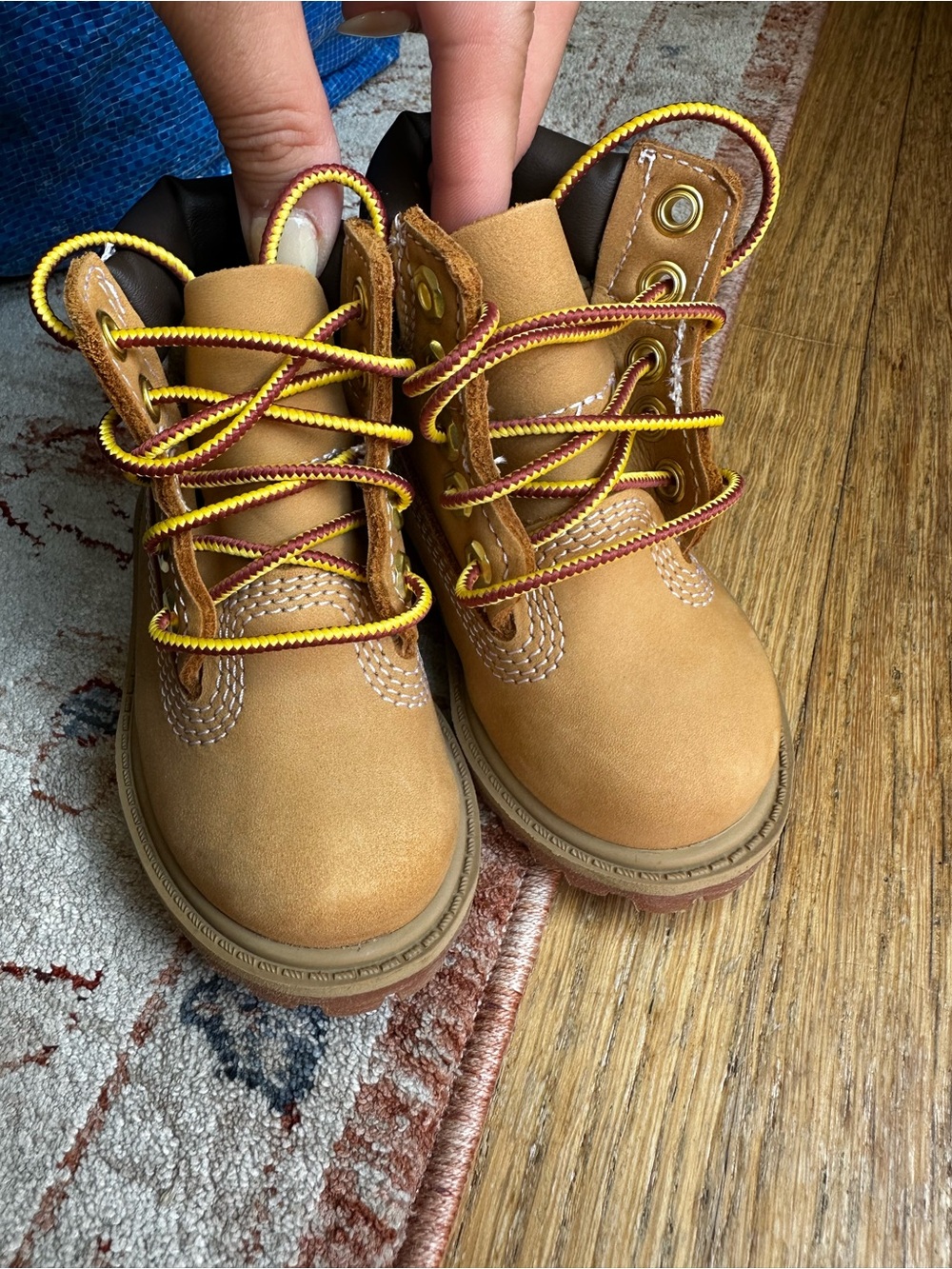 Timberland Baby Boots 4C - Like New - Picture 3 of 4